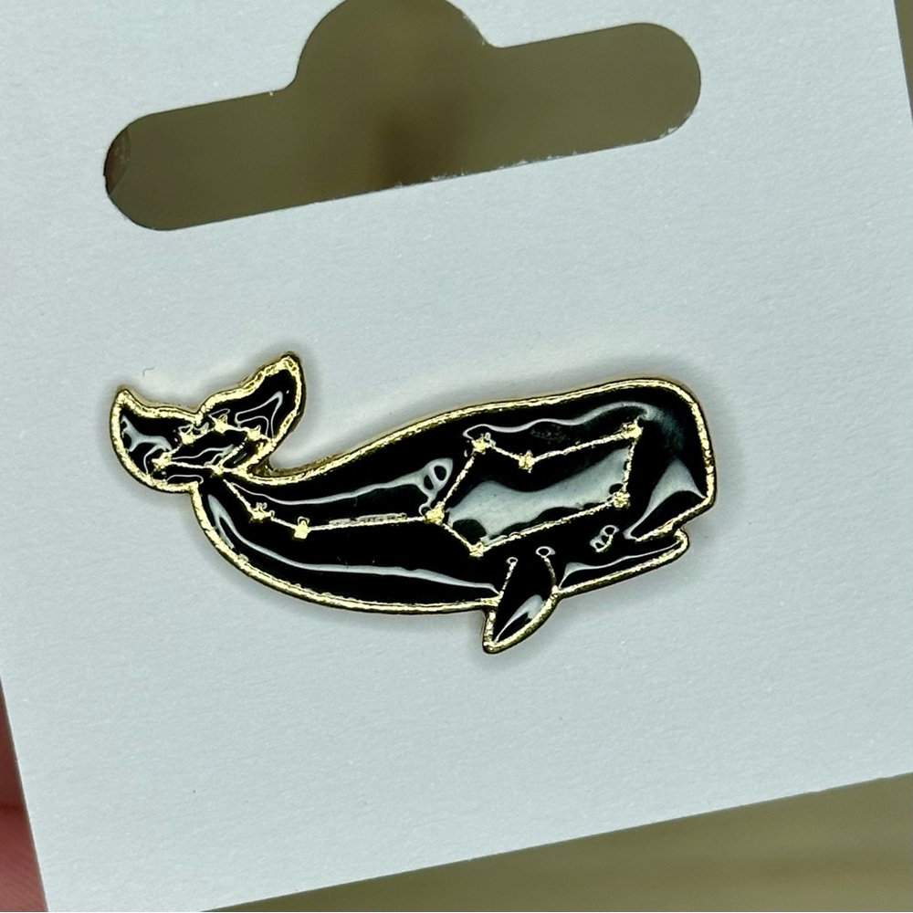Whale Horoscope Enamel Pin